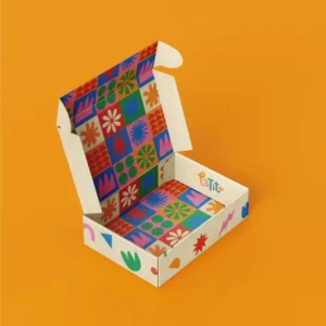 Colored mailer boxes