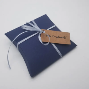 Blue Pillow Boxes