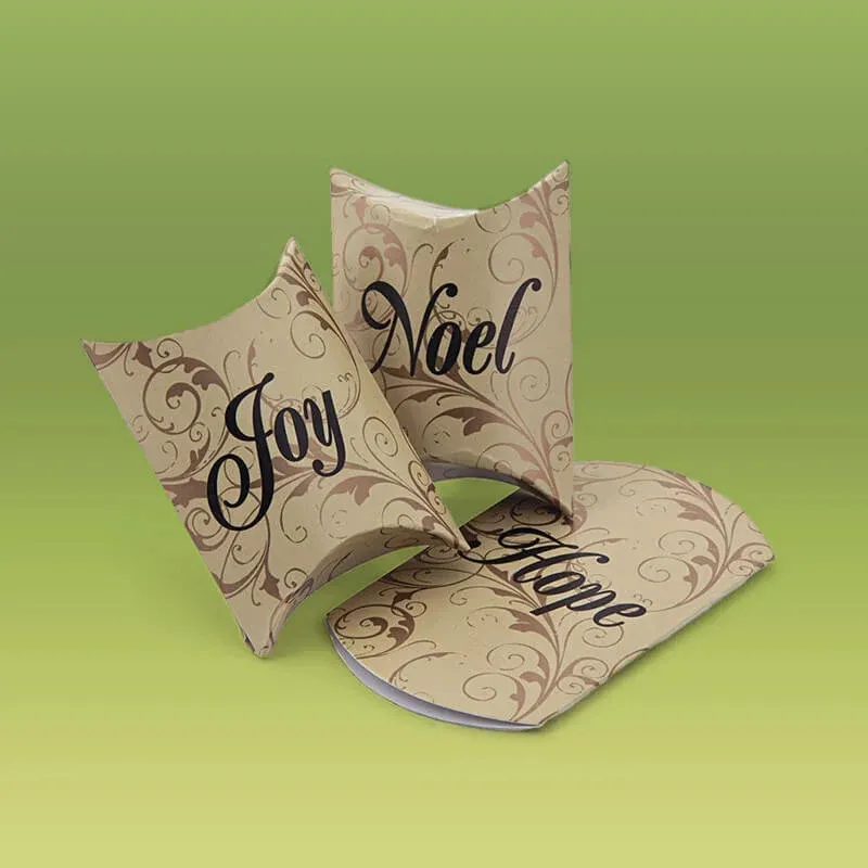 Kraft Pillow Boxes - Image 2
